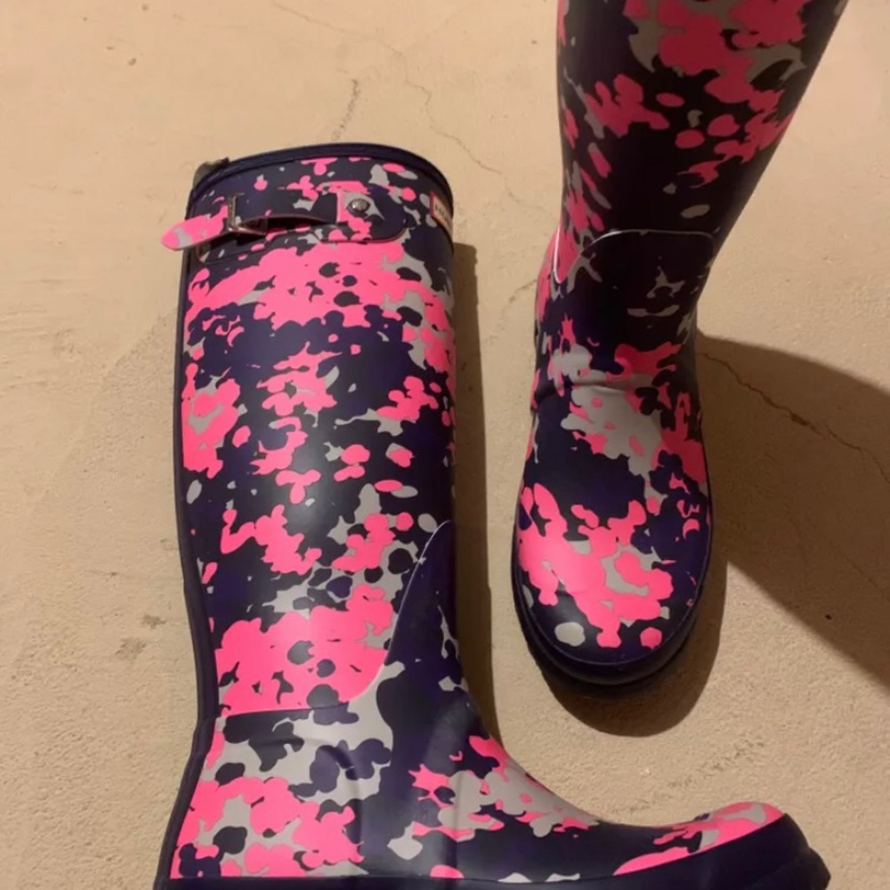 Hunter knee high boots